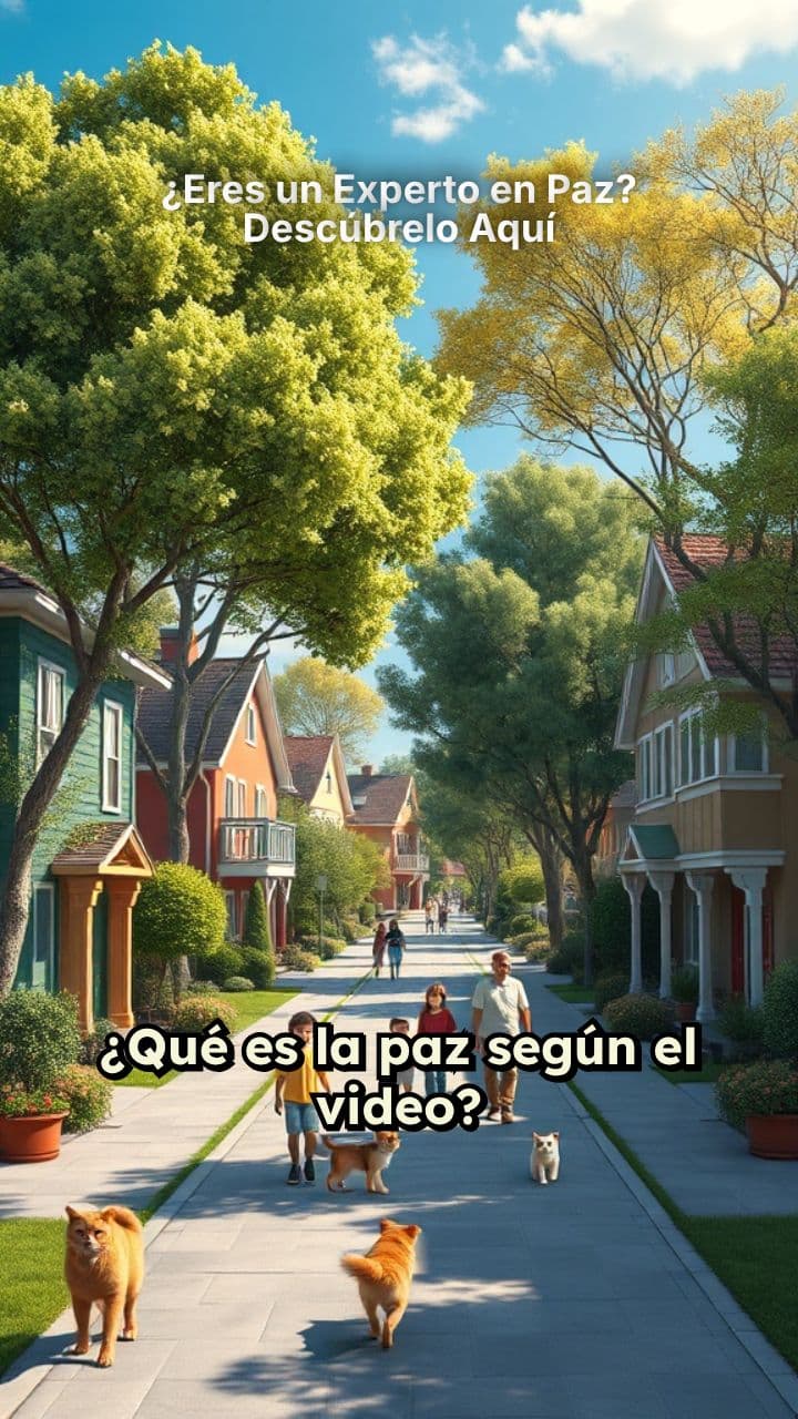 ¿Eres un Experto en Paz? Descúbrelo Aquí