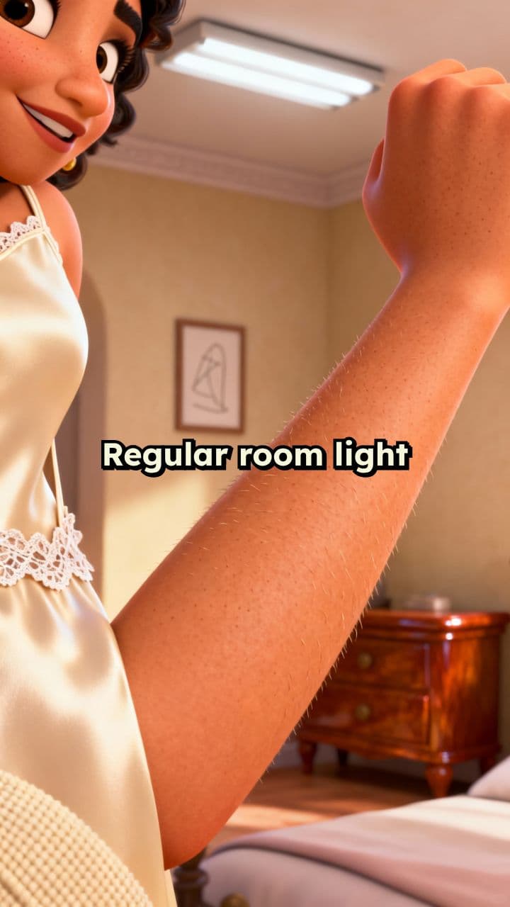 Red LED Light Triggers Skin Repair