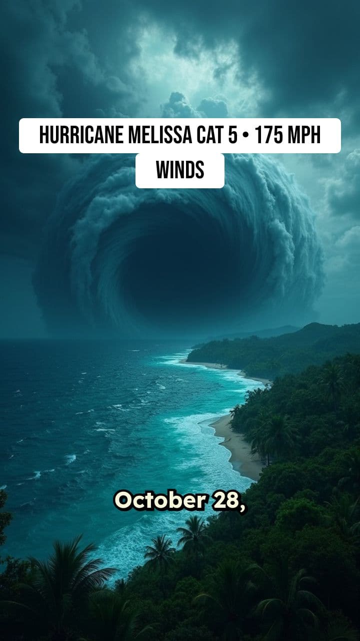 Category 5 Hurricane Melissa: Jamaica Landfall