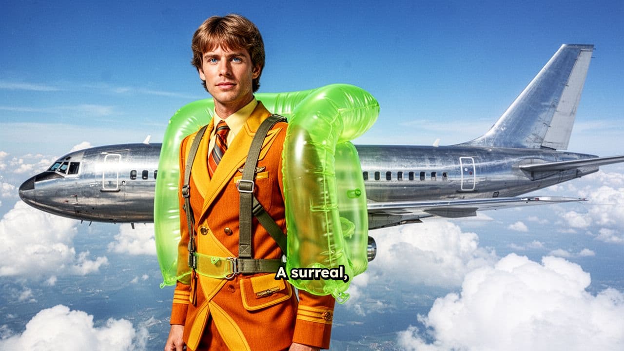 Parachute Salesman at Cruising Altitude