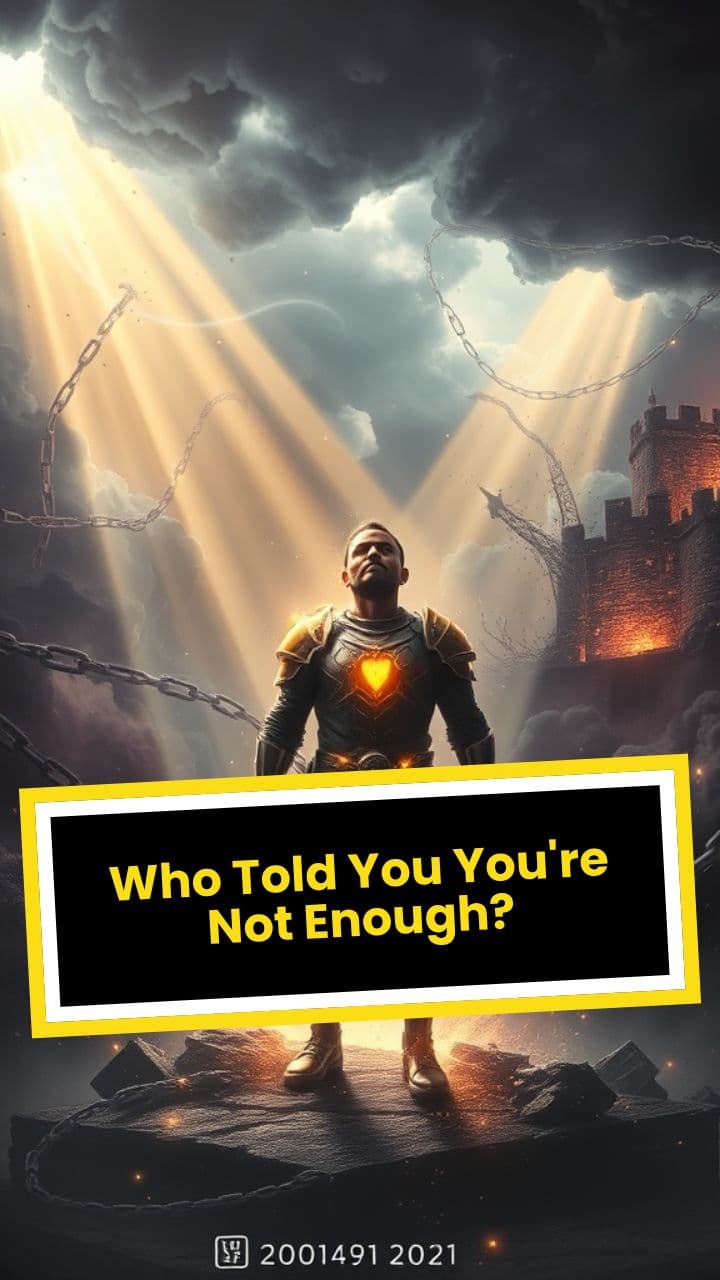 Who Told You You're Not Enough?