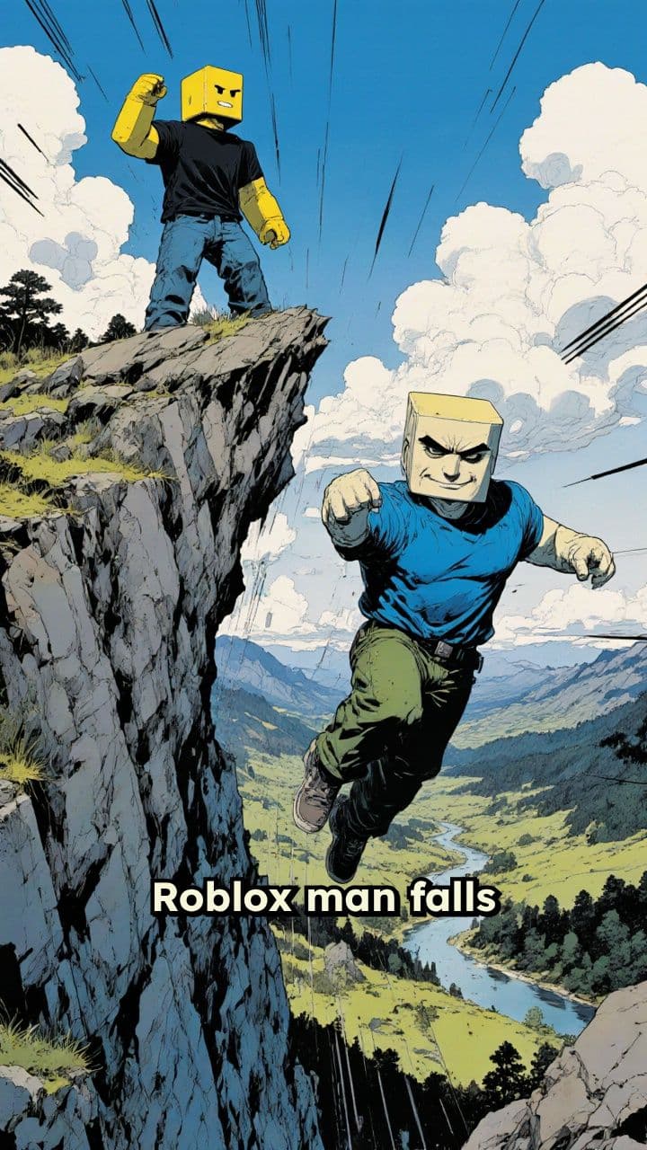Pushed Off a Cliff in Roblox