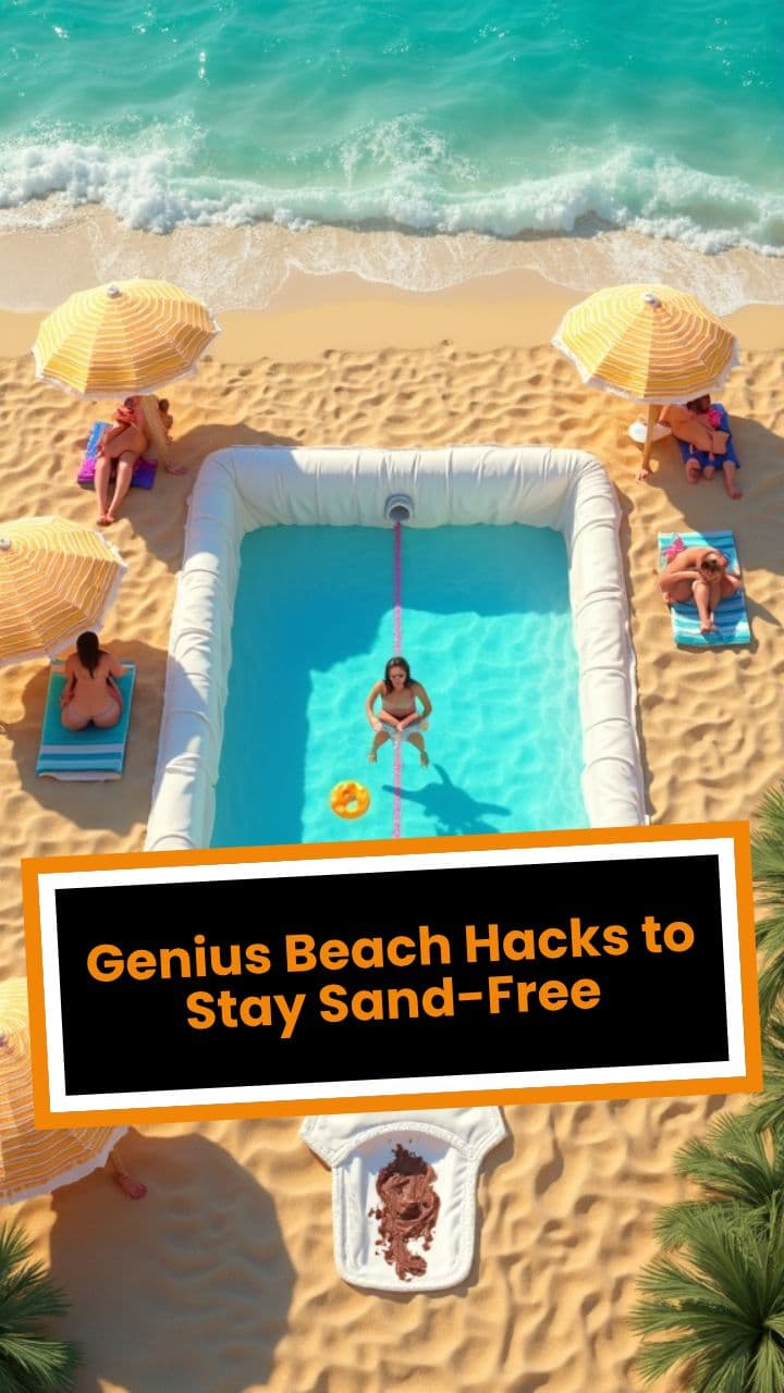 Genius Beach Hacks to Stay Sand-Free