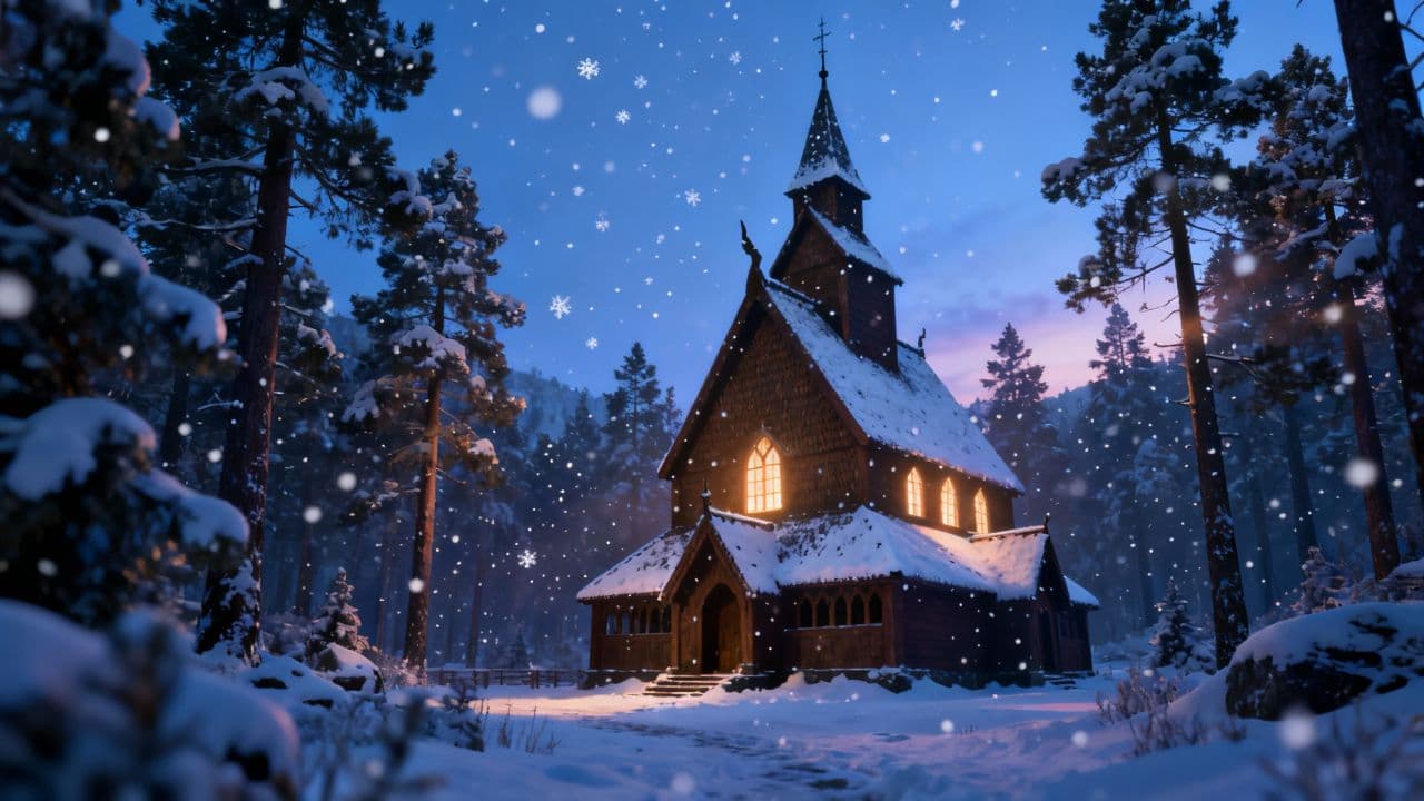 A Norwegian Lucia Procession