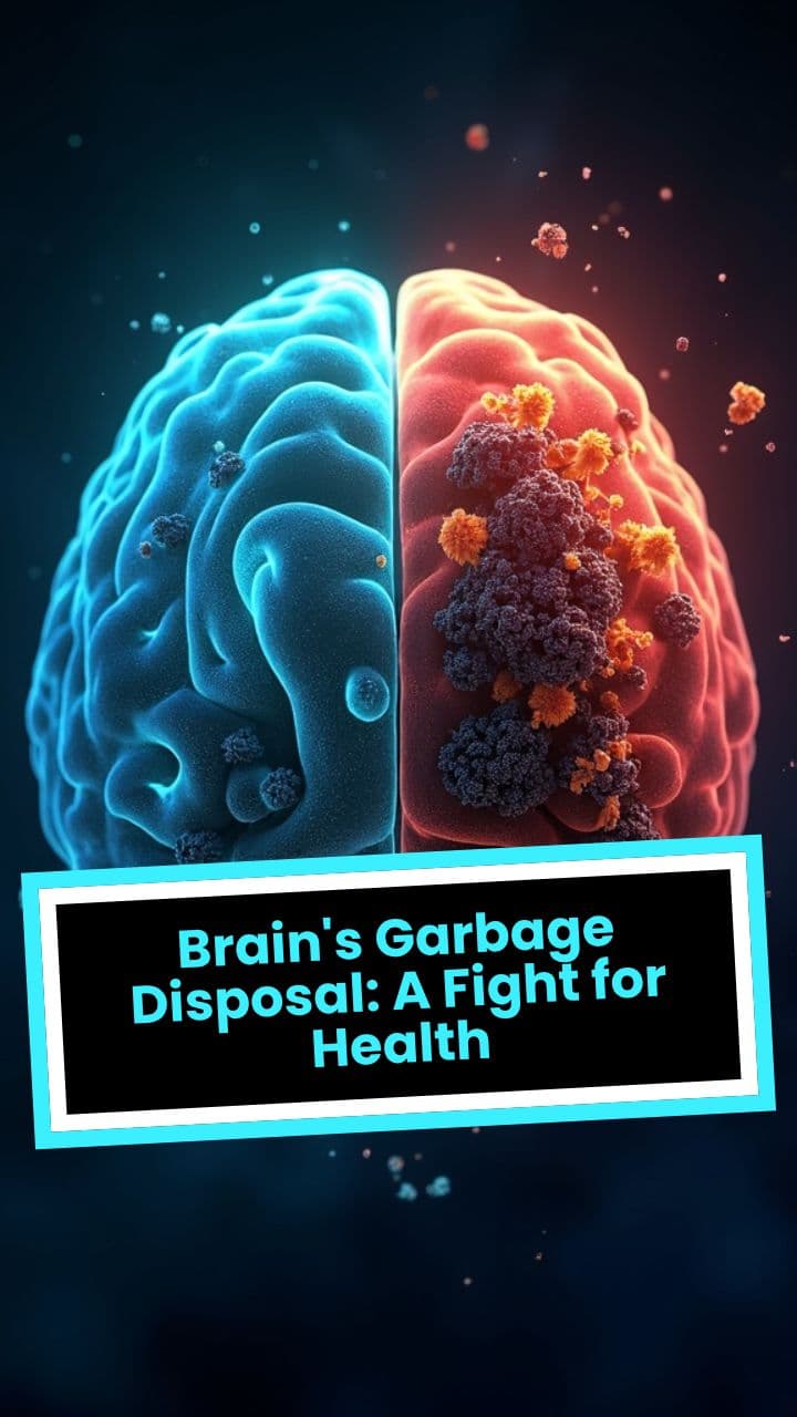 Brain's Garbage Disposal: A Fight for Health