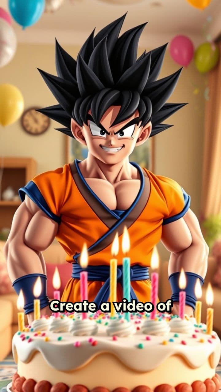 Goku's Birthday Wish for Joseph Porta
