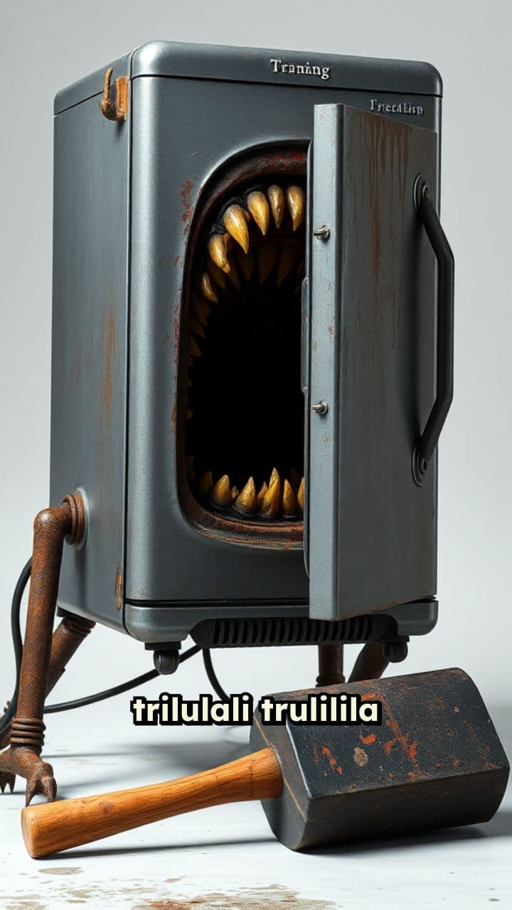 Frigorifero Bizzarro con Martello Boom Boom