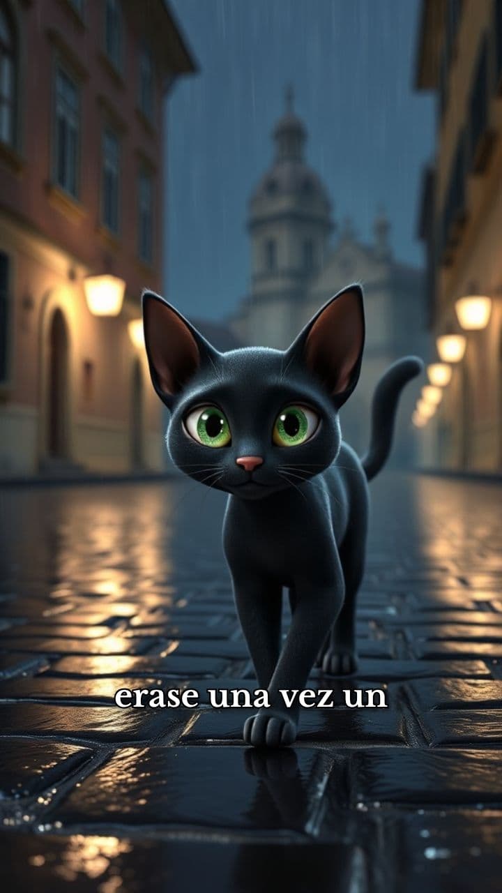 El gatito negro del convento