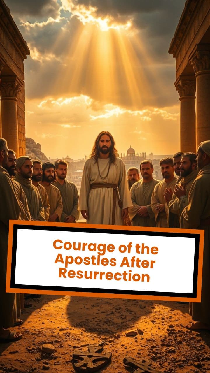 Courage of the Apostles After Resurrection