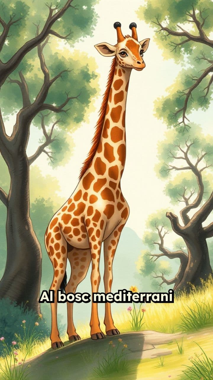 El misteriós llopgirafa del bosc mediterrani