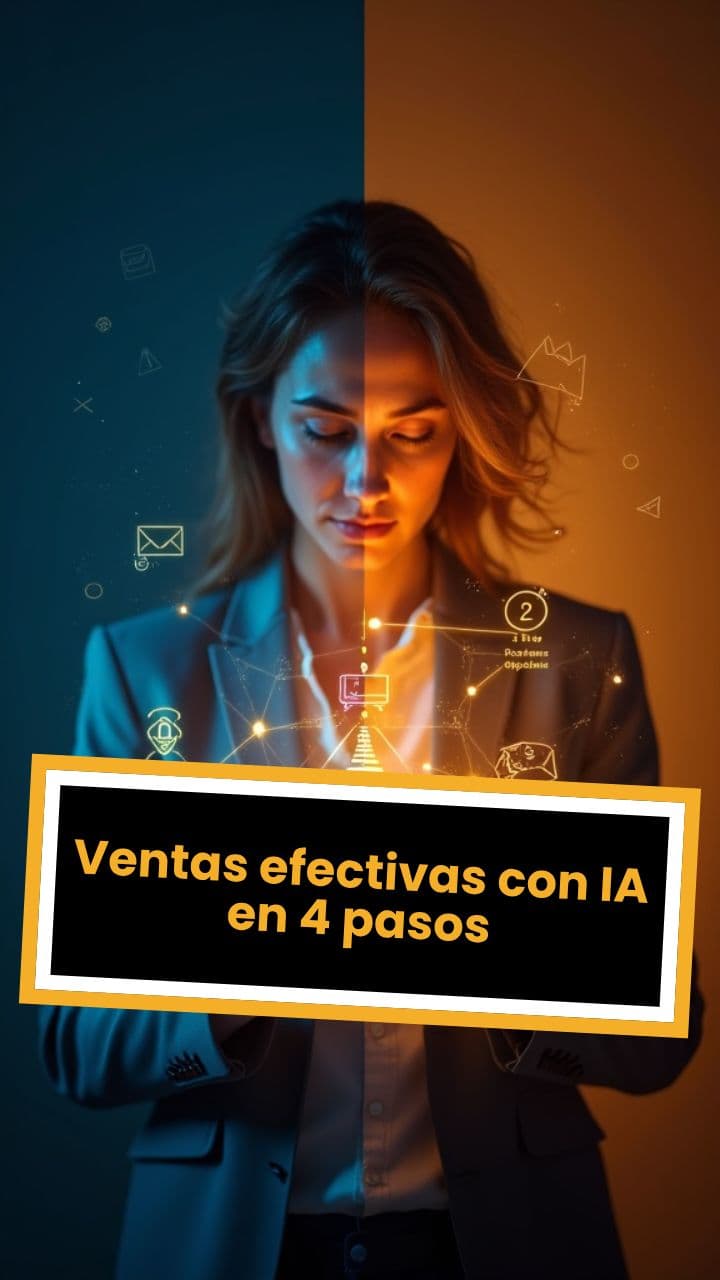 Ventas efectivas con IA en 4 pasos