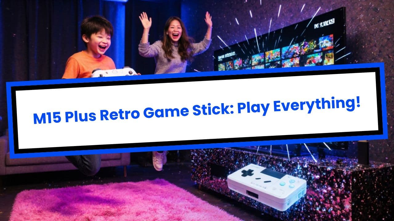 M15 Plus Retro Game Stick: Play Everything!