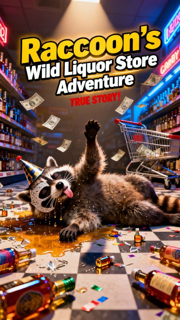 Raccoon's Wild Liquor Store Adventure