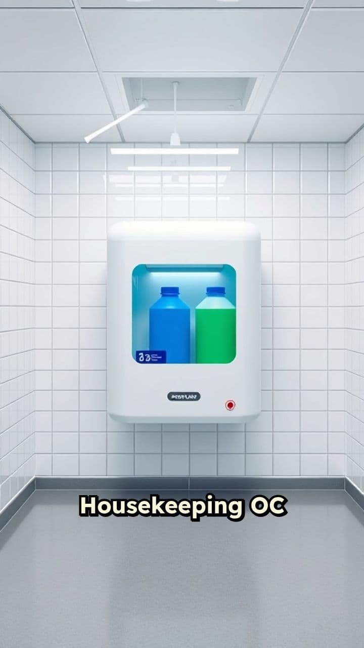 Housekeeping Chemical Dispenser Operation