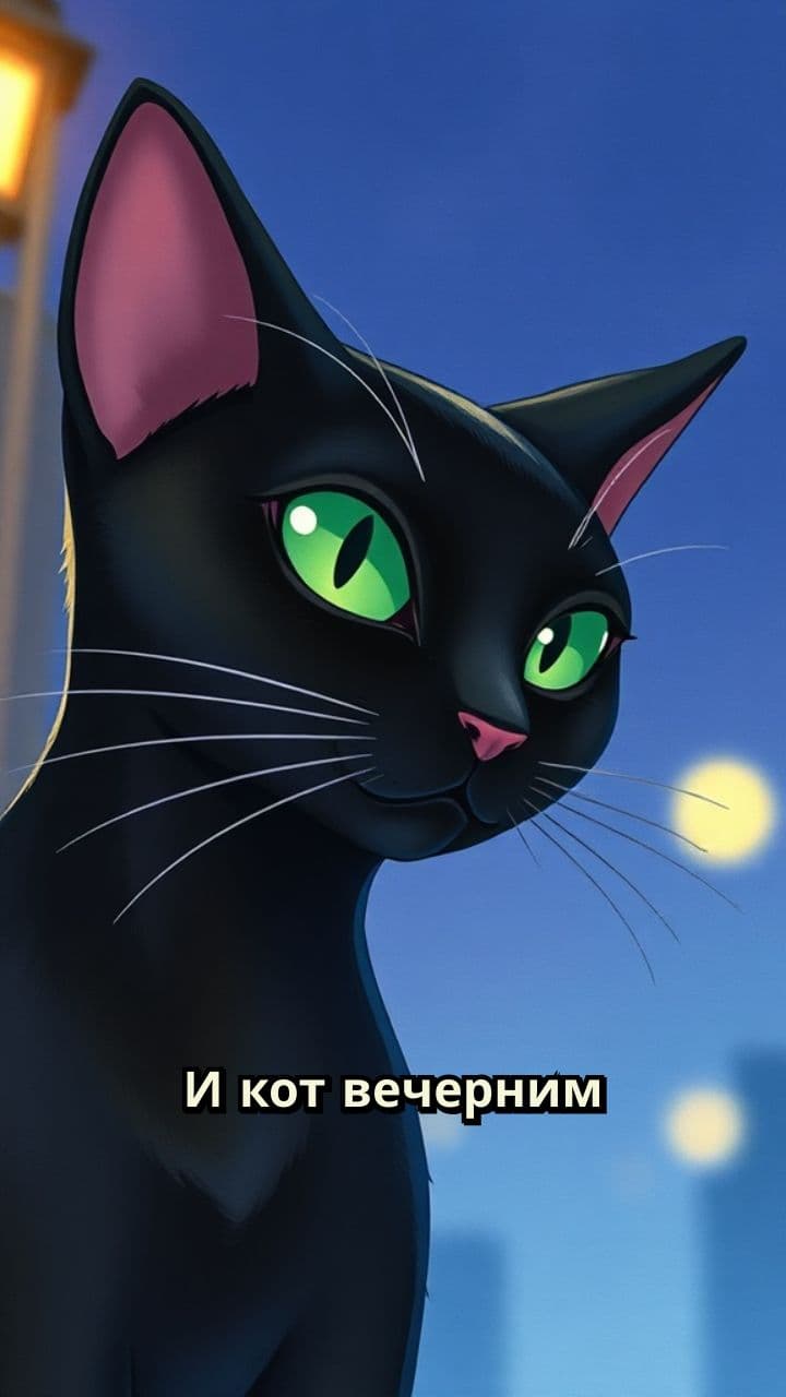 Счастливый кот