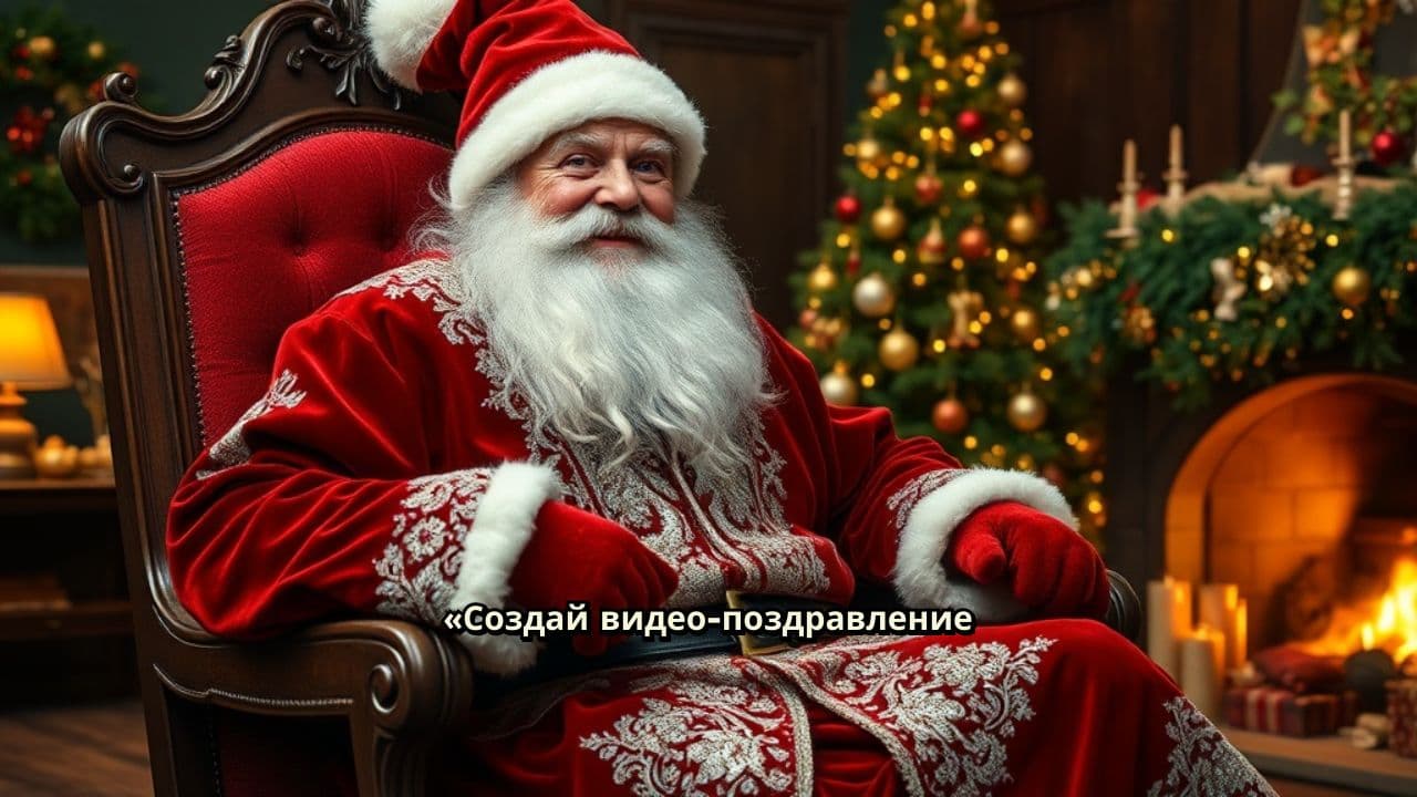 Поздравление от Деда Мороза для Марка