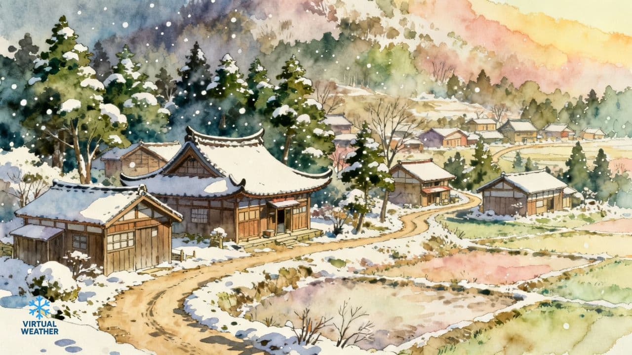 Ghibli Winter Village