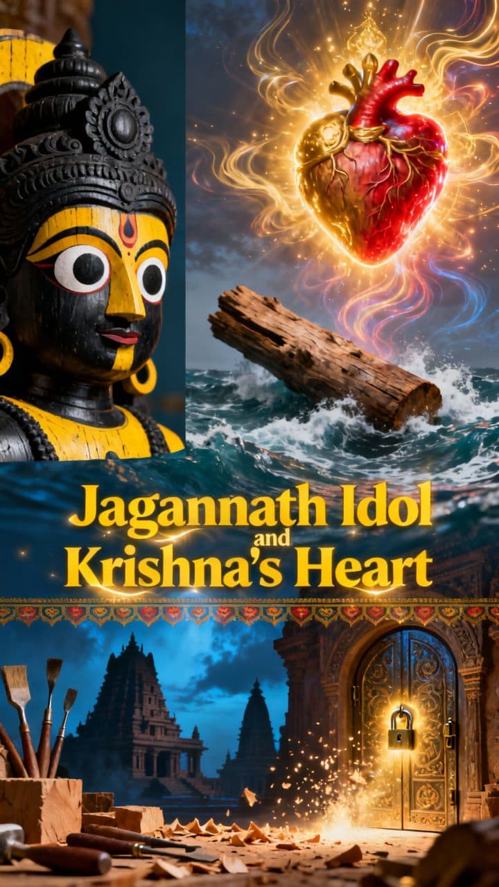 Jagannath Idol and Krishna’s Heart