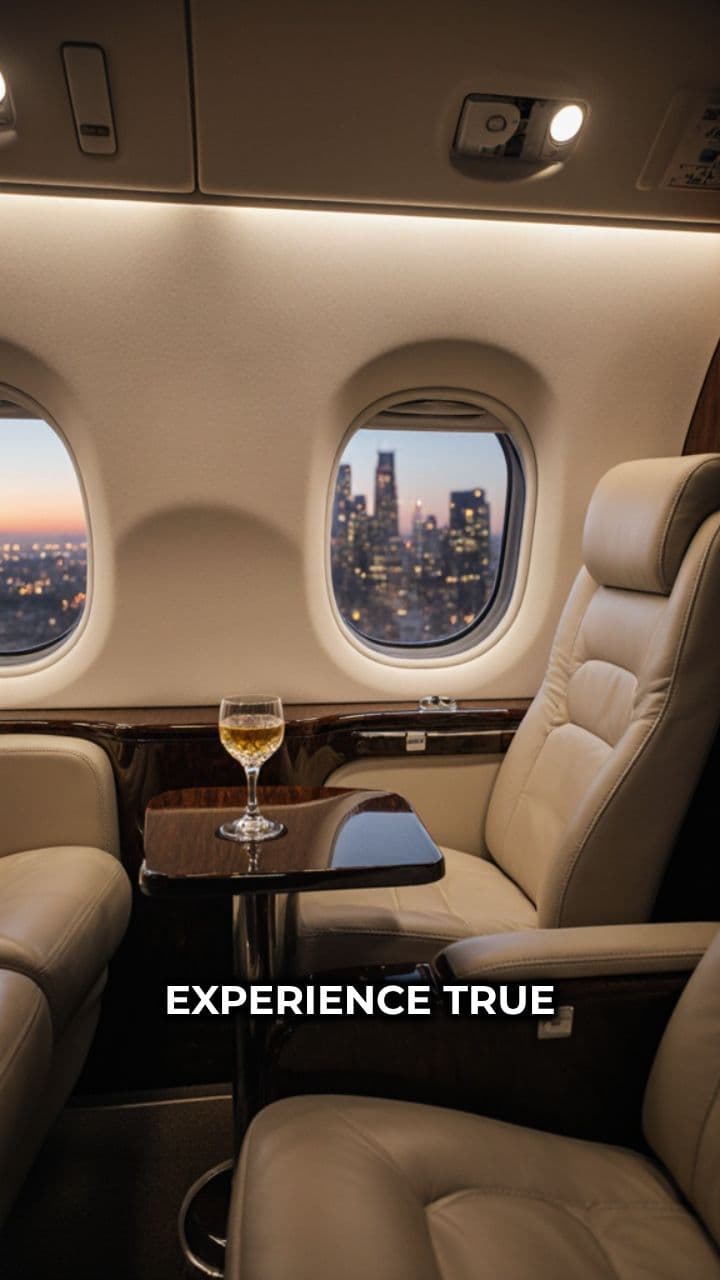 Luxury Private Jet Travel Experience
