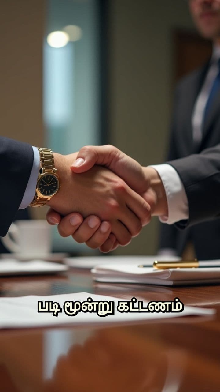 முக்கிய படிநிலைகள்: கட்டணம் மற்றும் சட்டப்பூர்வ ஒப்பந்தம்