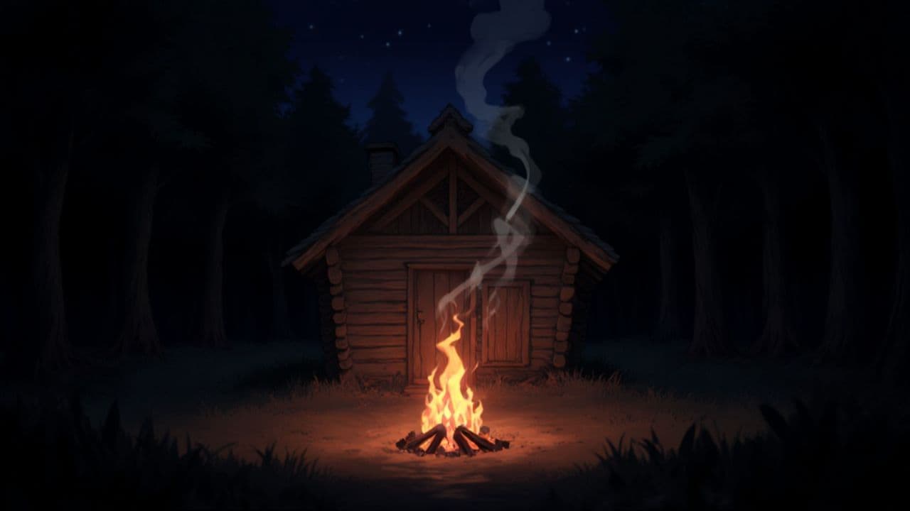 Forest Cabin Campfire Loop