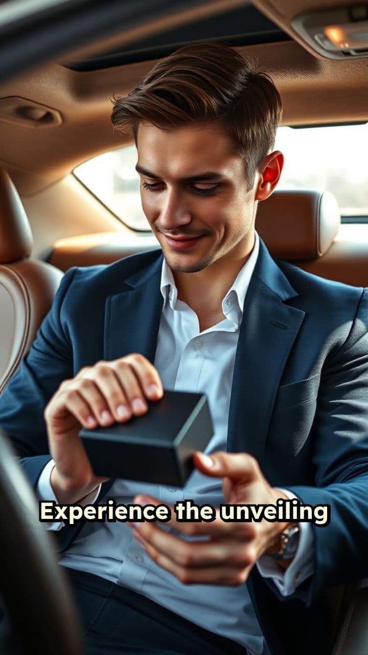 Luxury Watch Unboxing in Car