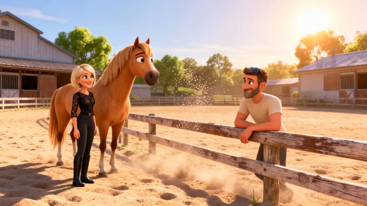 #7633 A Silent Love at the Stables