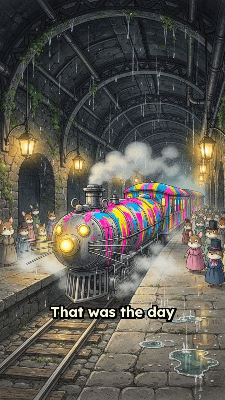 The Mystery of the Painted Rat Trains