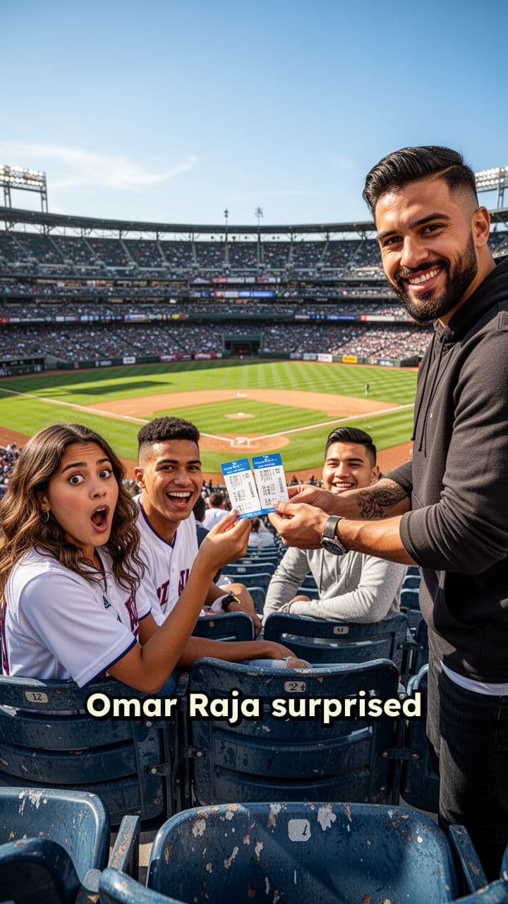 Omar Raja Surprises Fans With Tickets