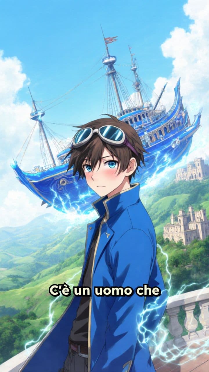 L'uomo e la nave blu nell'Italia nascosta