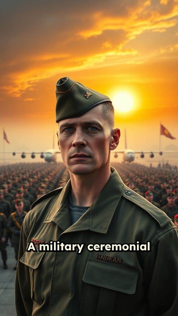 A Soldier’s Farewell Before War