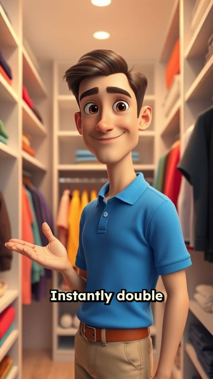 Double Closet Space With Soda Tabs