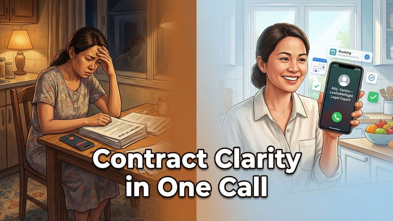 Contract Clarity in One Call