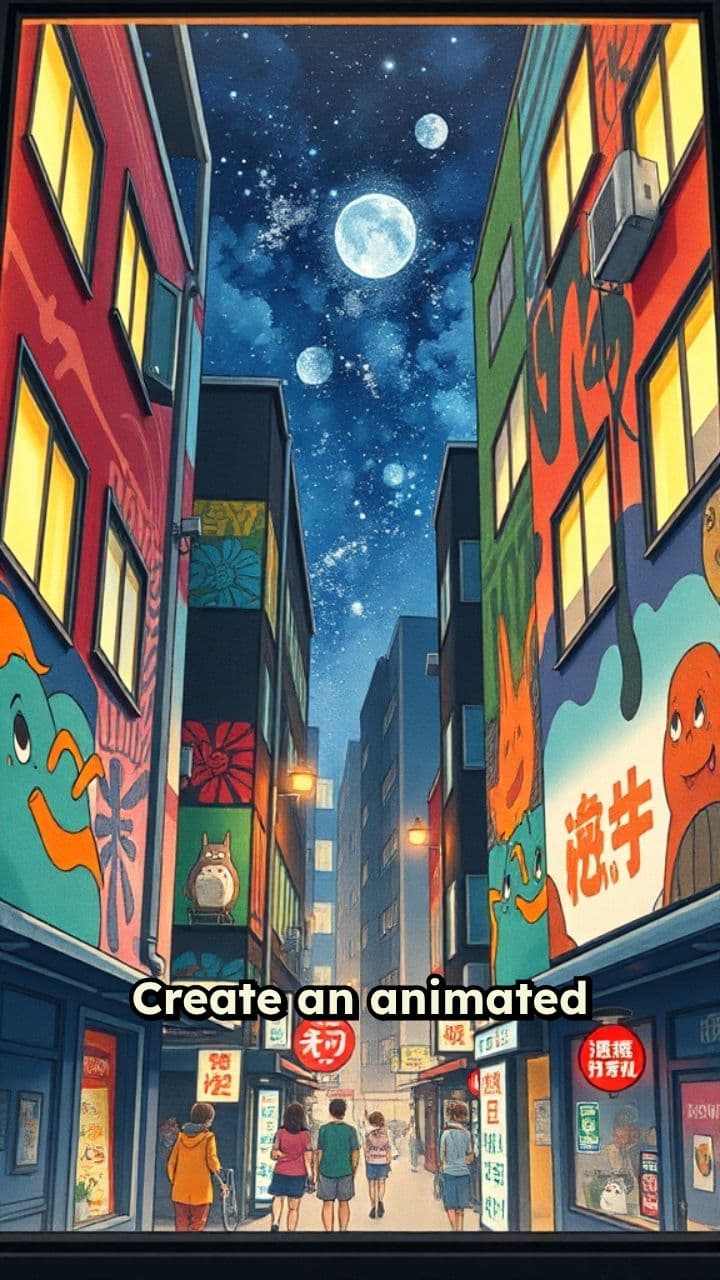 Neon Graffiti Rap Vibes