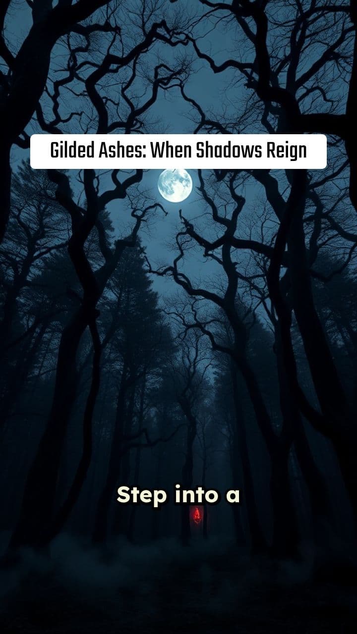 Gilded Ashes: When Shadows Reign - WebNovel Promo