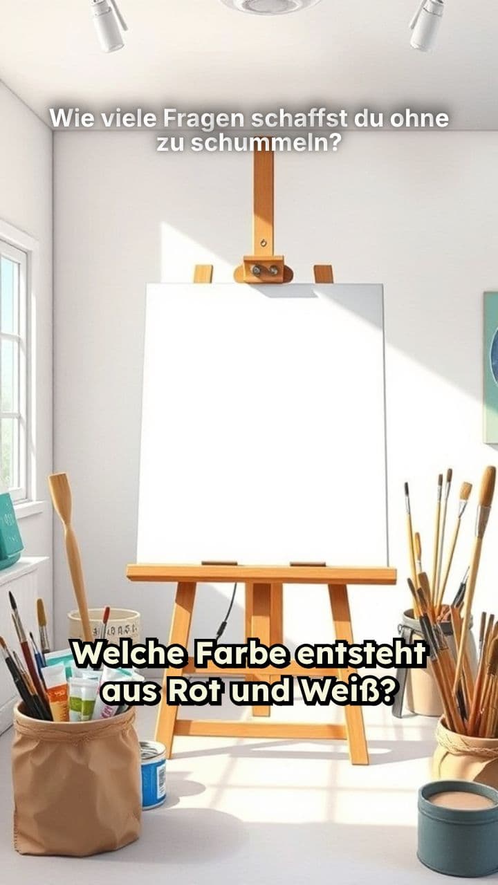 Wie viele Fragen schaffst du ohne zu schummeln?