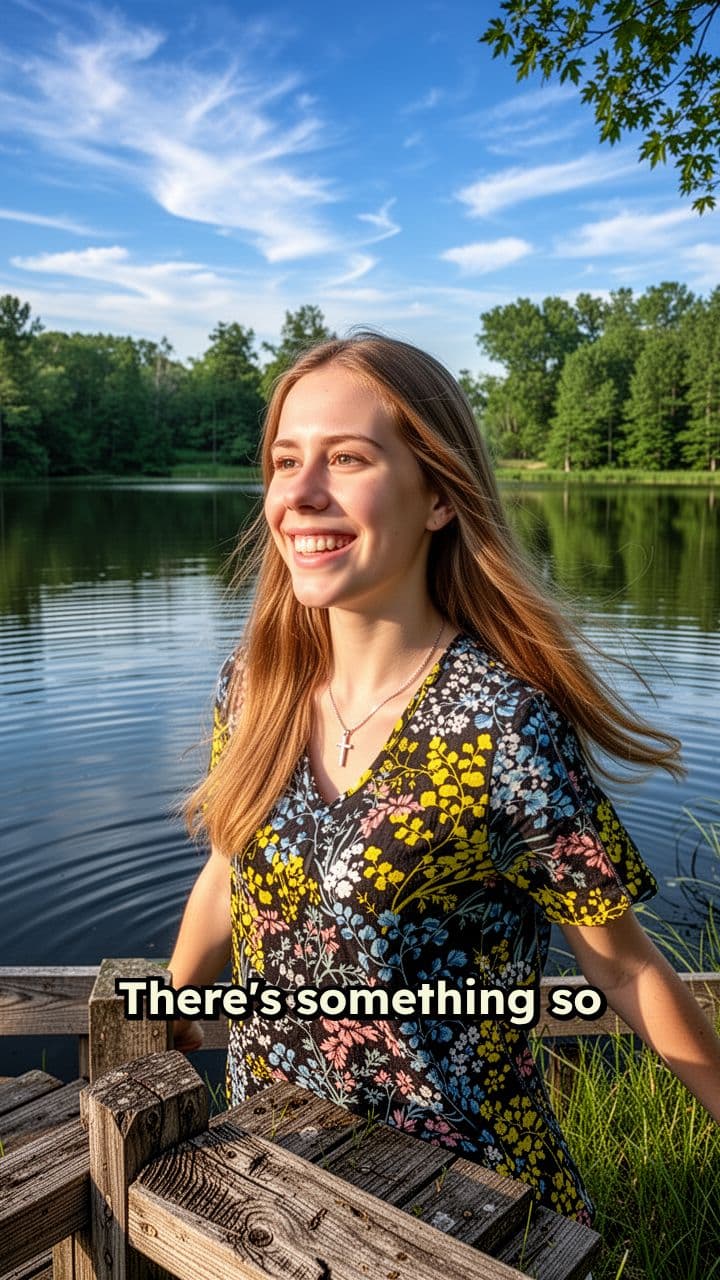 A Peaceful Day by the Lake