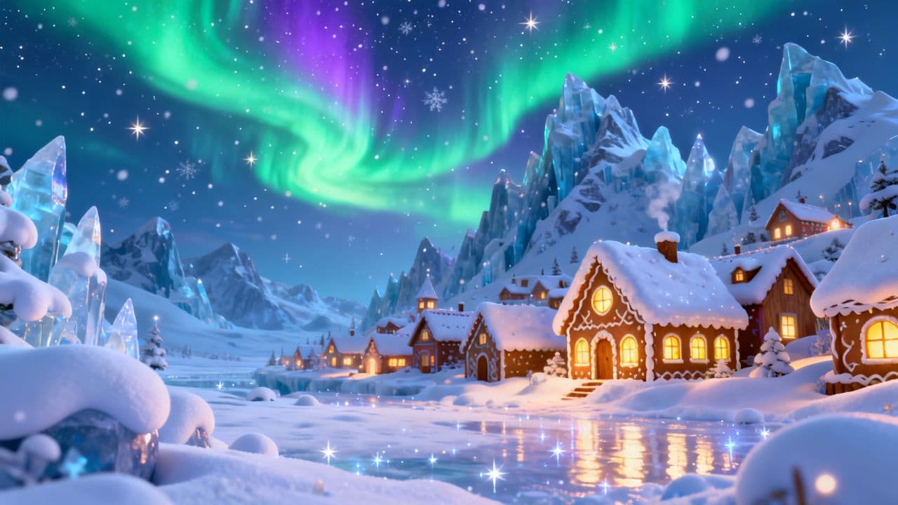 Jesus Visits Santa Claus