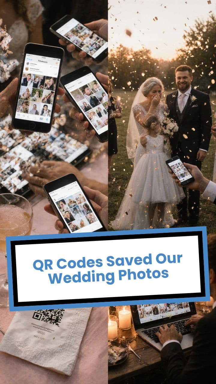 QR Codes Saved Our Wedding Photos
