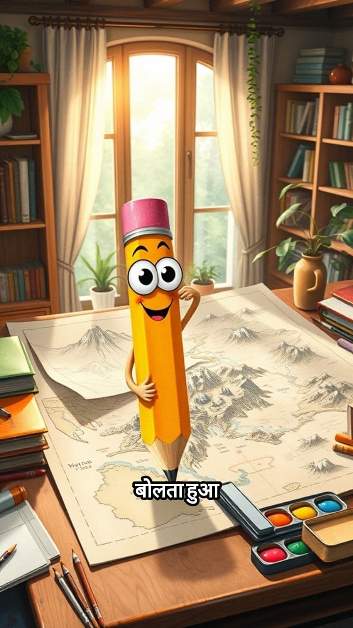 बोलती पेंसिल की मुसीबतें