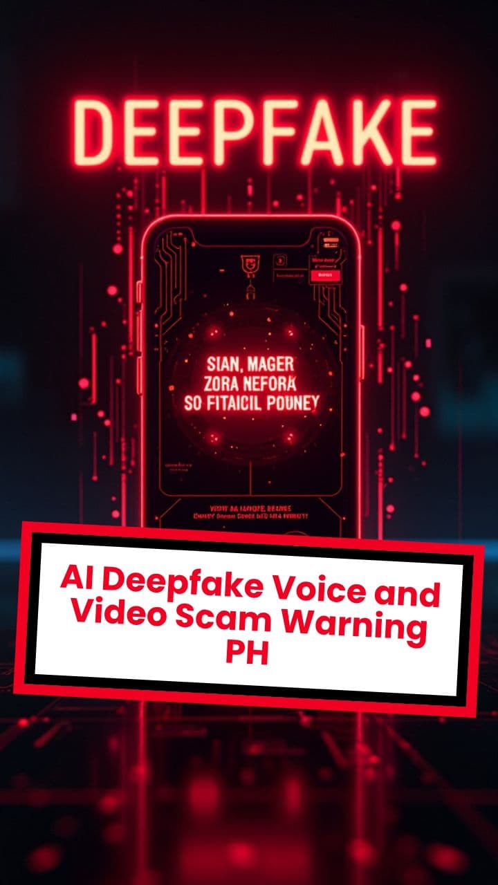 AI Deepfake Voice and Video Scam Warning PH