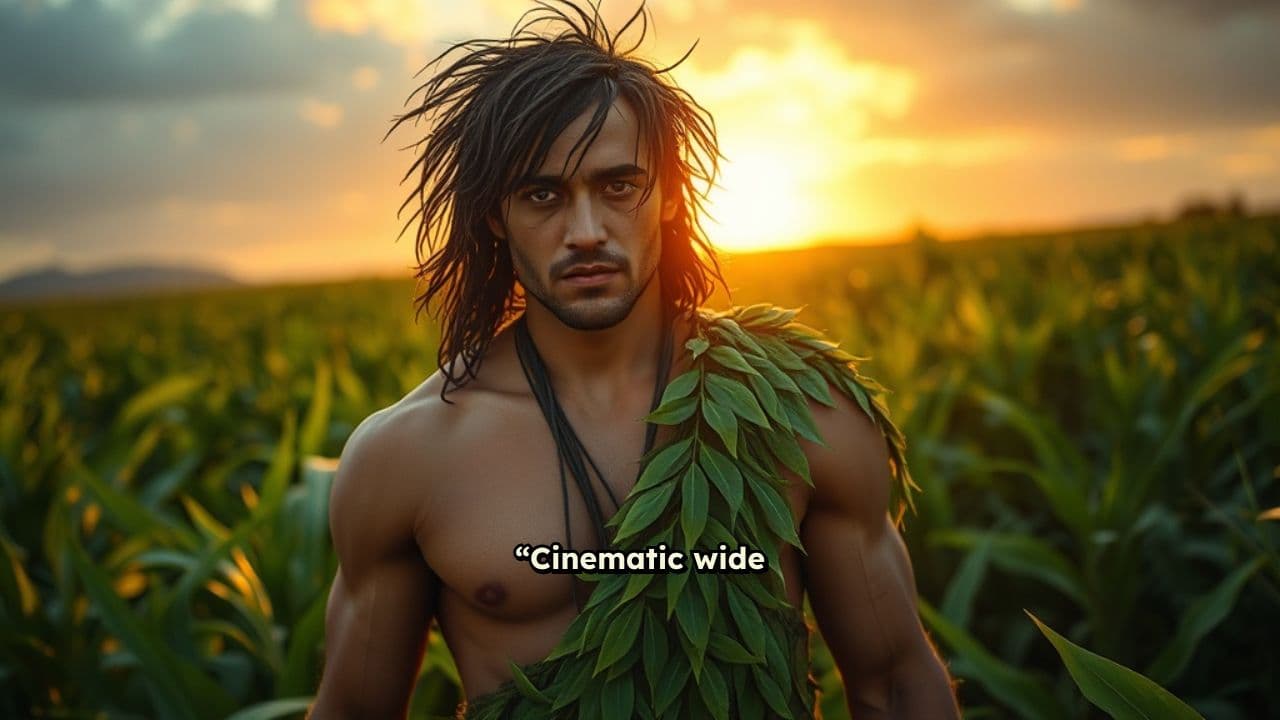 Hombre en el Edén Primordial