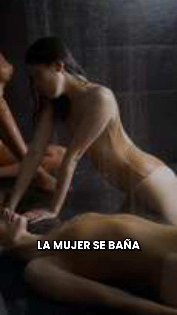 El cabello aterrador en la bañera