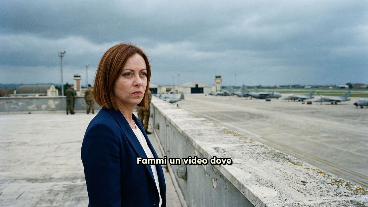 Osservando gli elicotteri verso la Russia