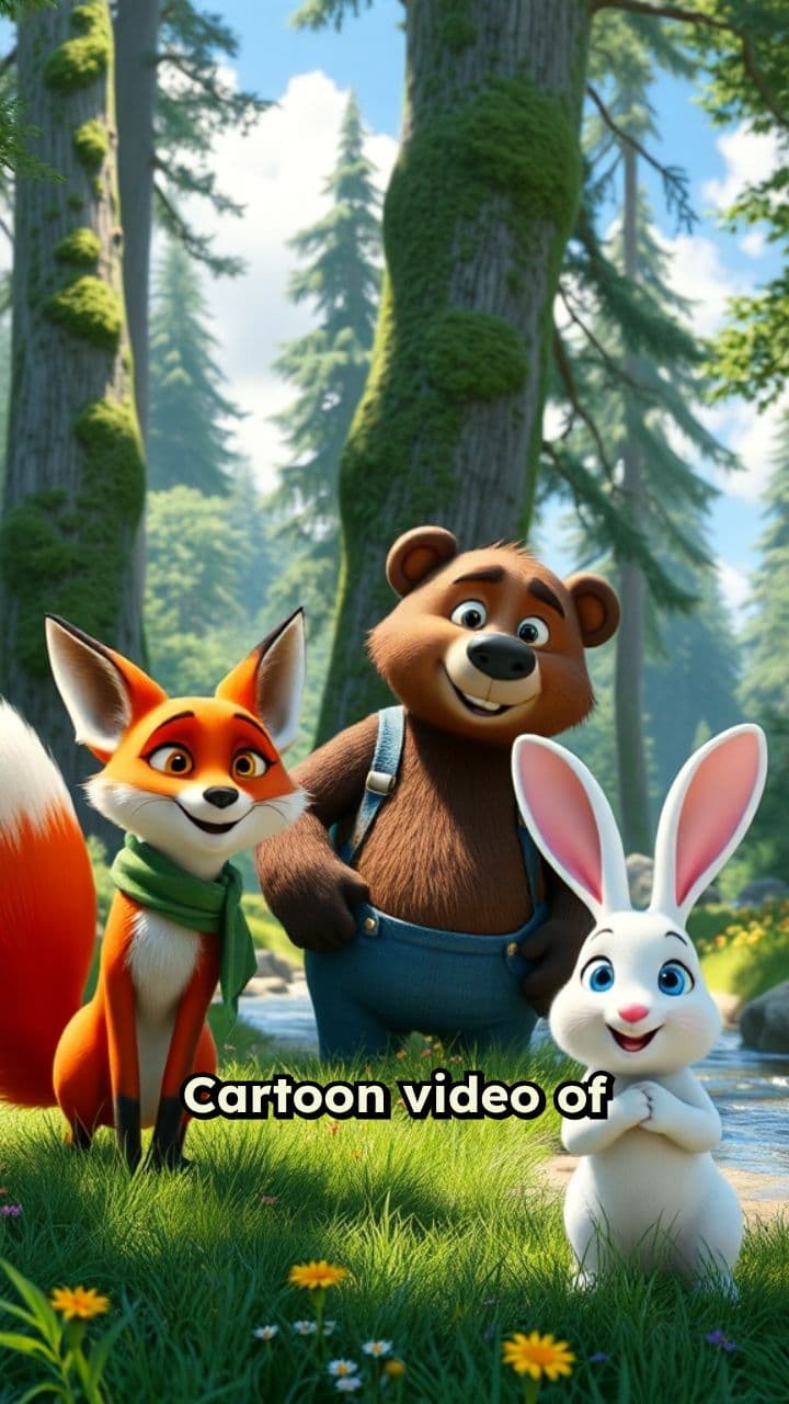 Animal Friends Cartoon Adventure