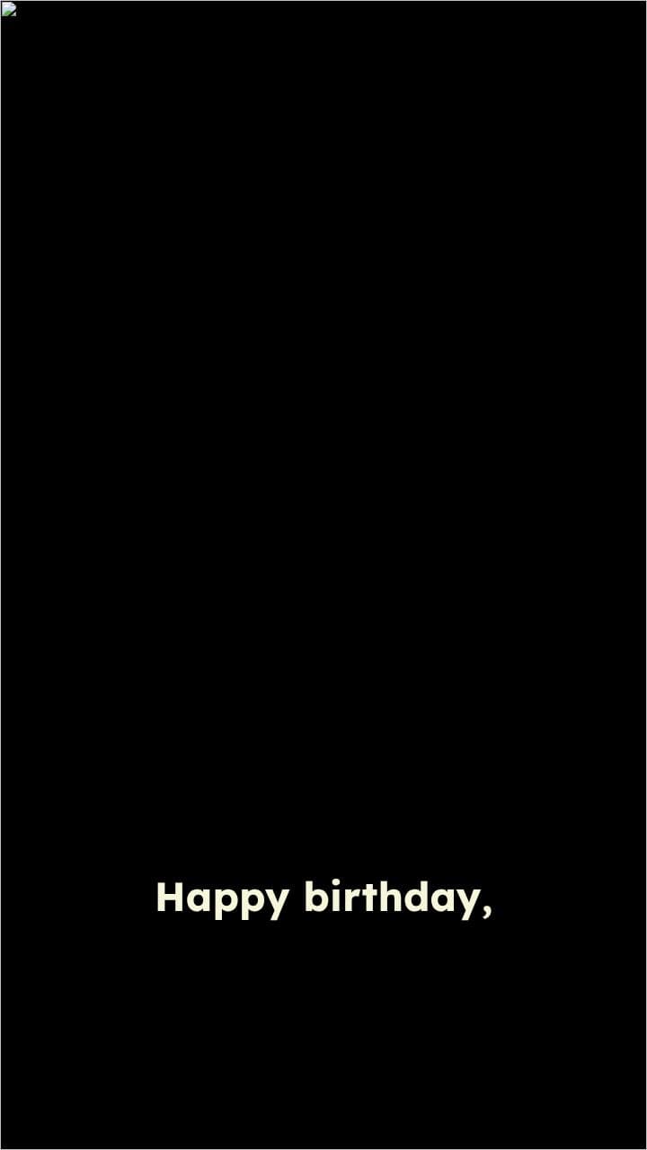 Happy Birthday to My Love