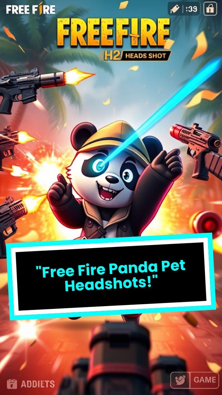"Free Fire Panda Pet Headshots!"