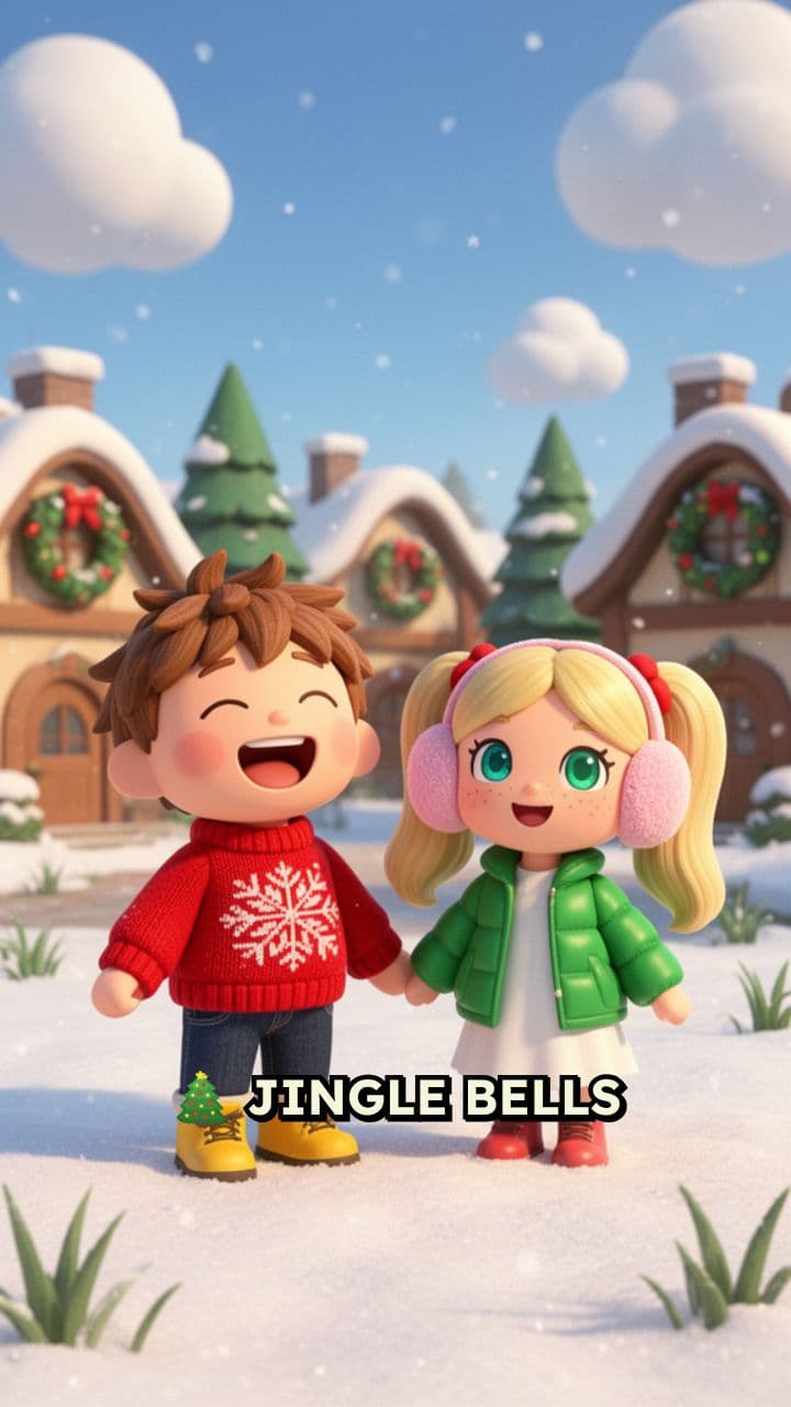 Jingle Bells Kids Christmas Short Script