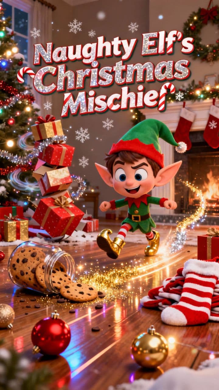 Naughty Elf's Christmas Mischief