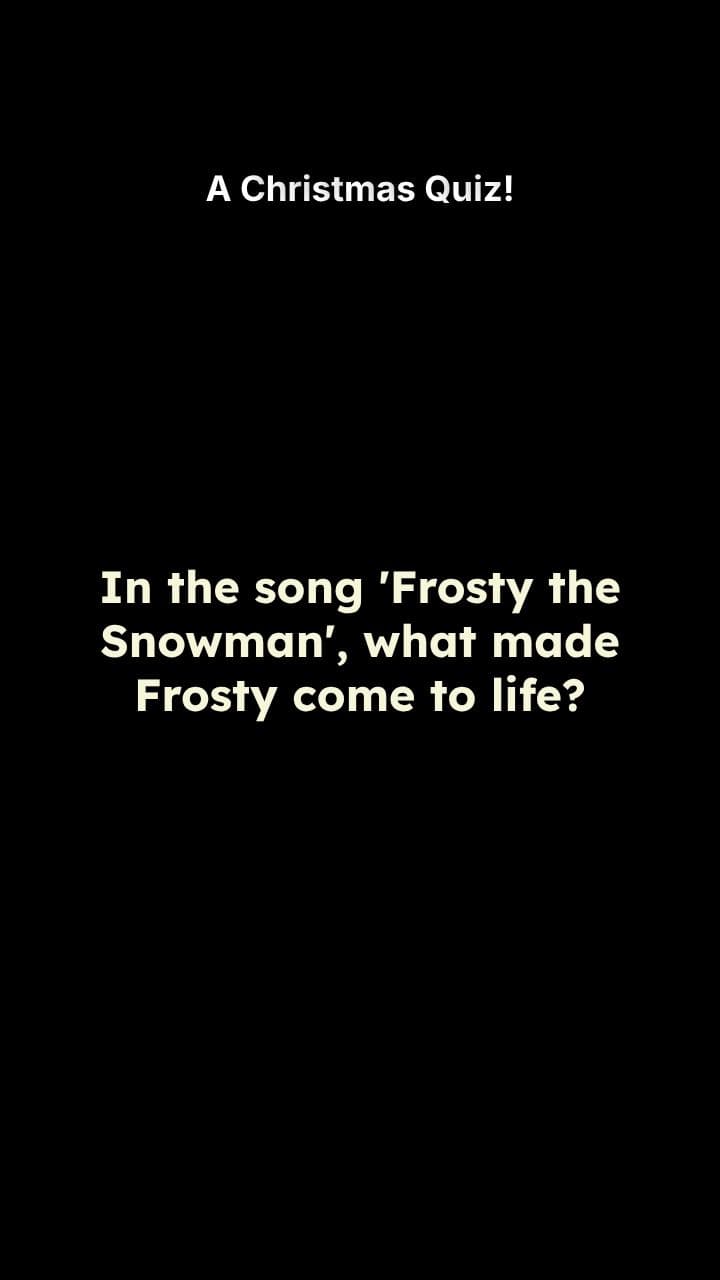 A Christmas Quiz!